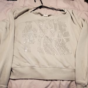 Victoria secret crop hoodie